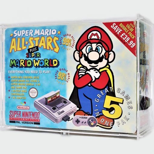 Nintendo SNES Big Box Console Display Case