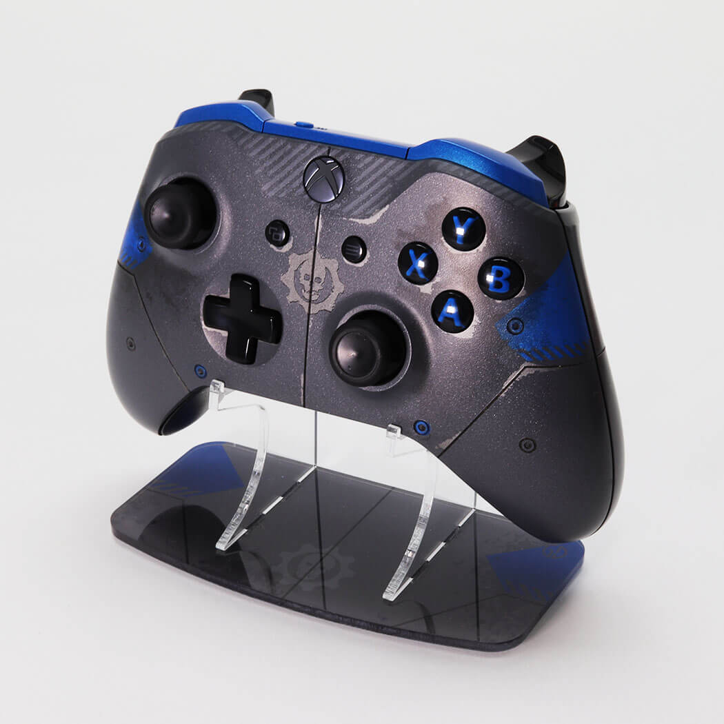 Photo of a Gears of War 4 JD Fenix Limited Edition Xbox One Printed Control Pad Stand