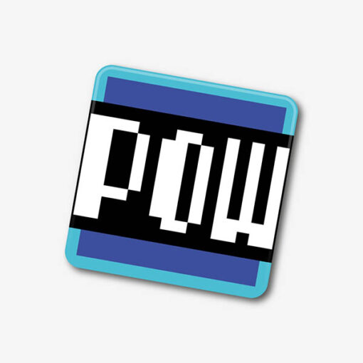 Super Mario Pow Block Coaster